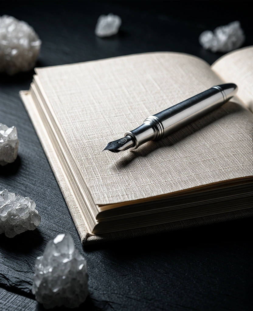 Administrative ledger on stone surface